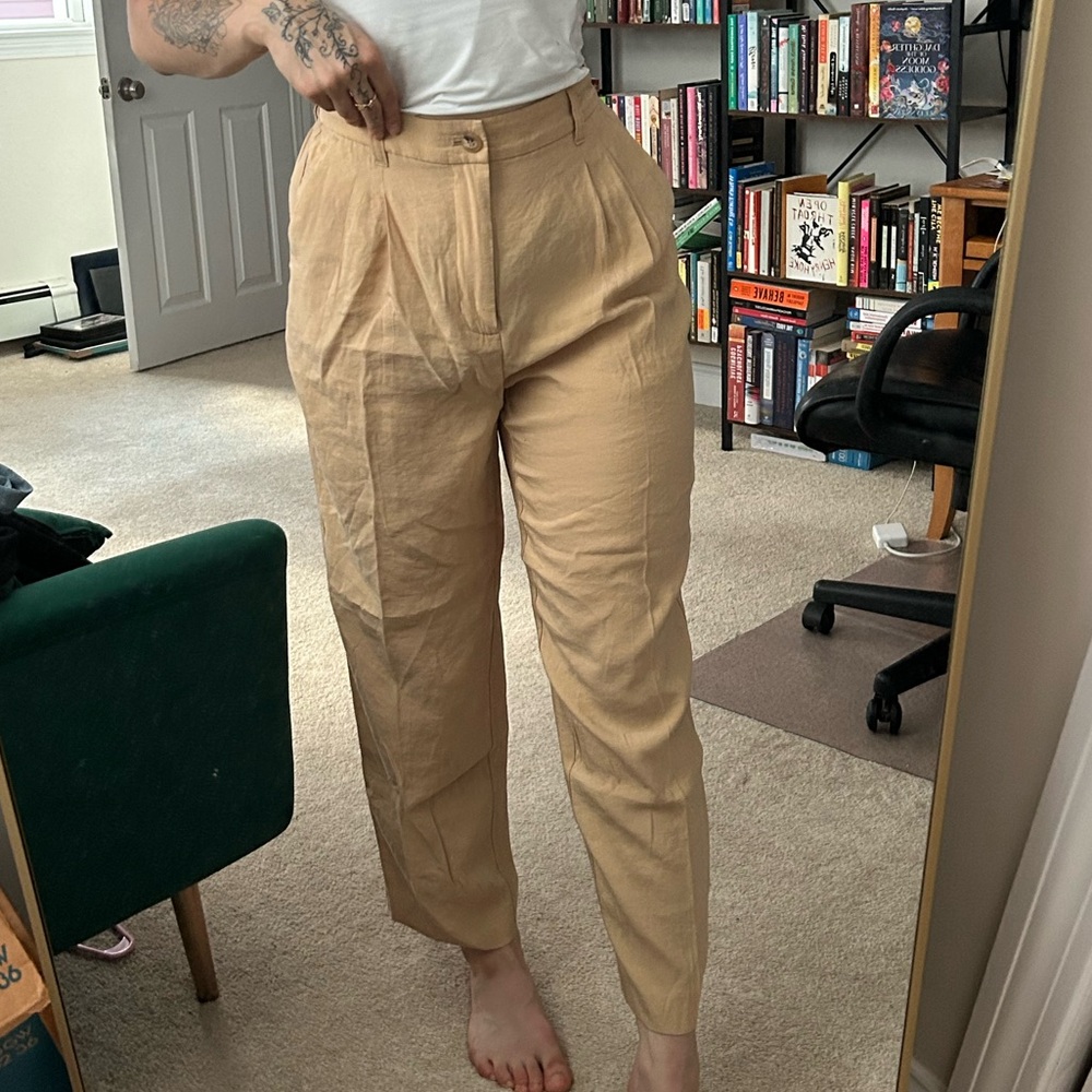 Madewell tan pants lightweight and breezy